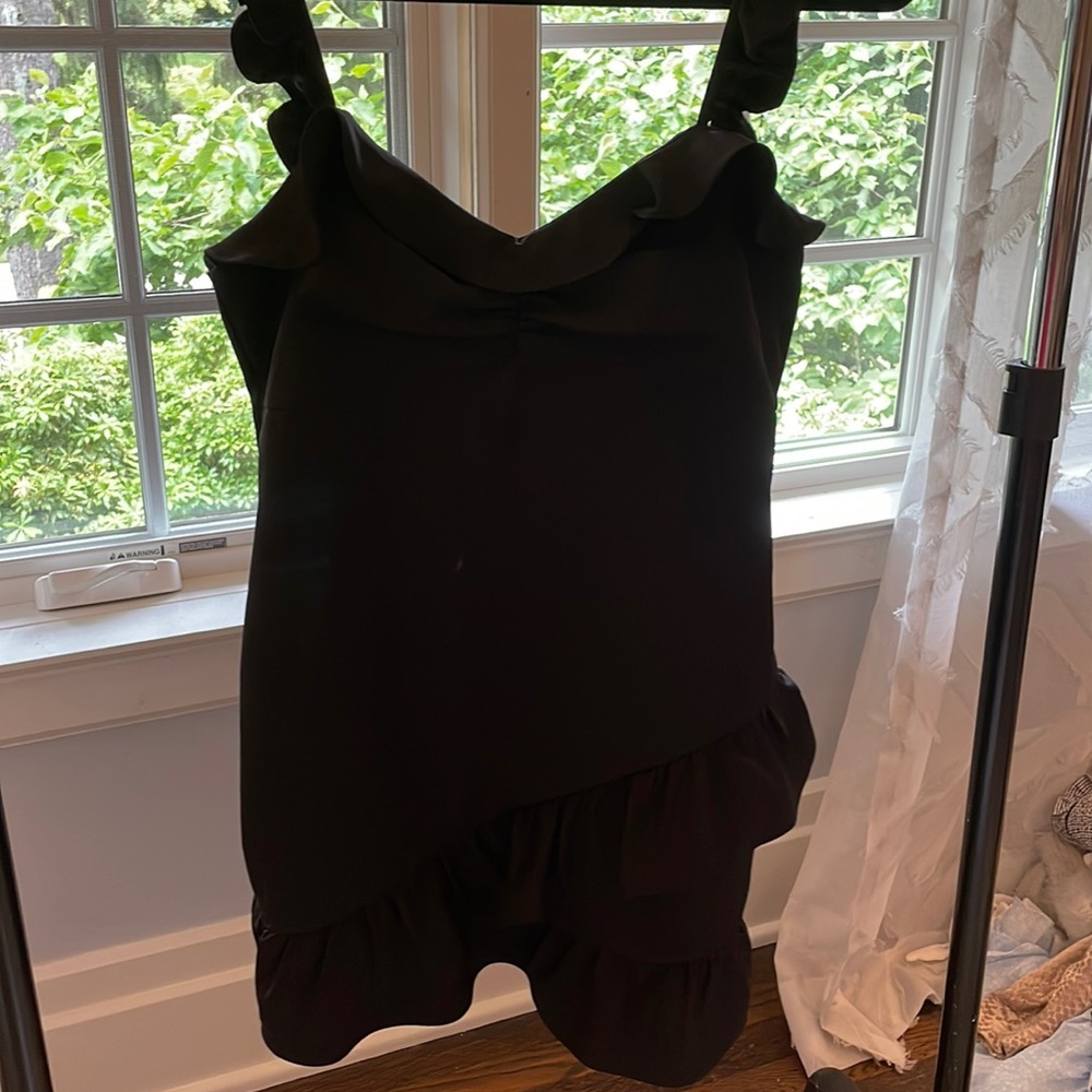Lovers and Friends Asymmetrical Ruffle Dress